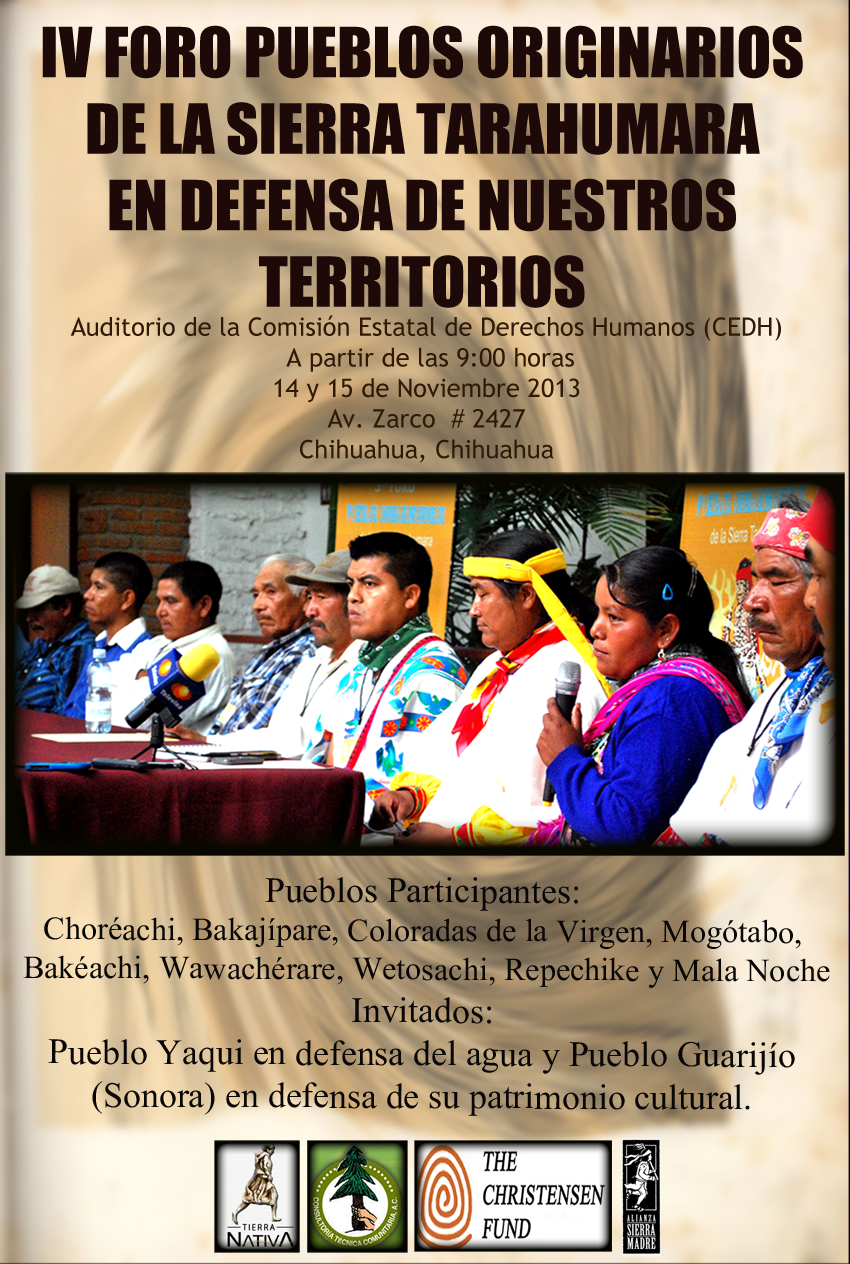 Los Tarahumara Se Solidarizan Con Las Tribus Yaqui Y Guarijio C H I L T E P I N E S