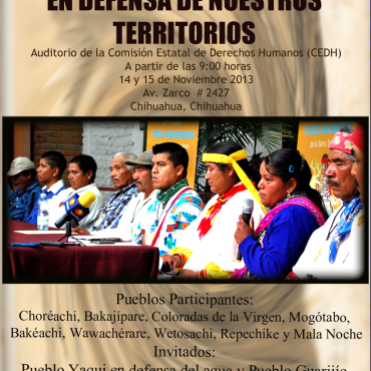 CARTEL 4° FORO_pueblos tarahumara